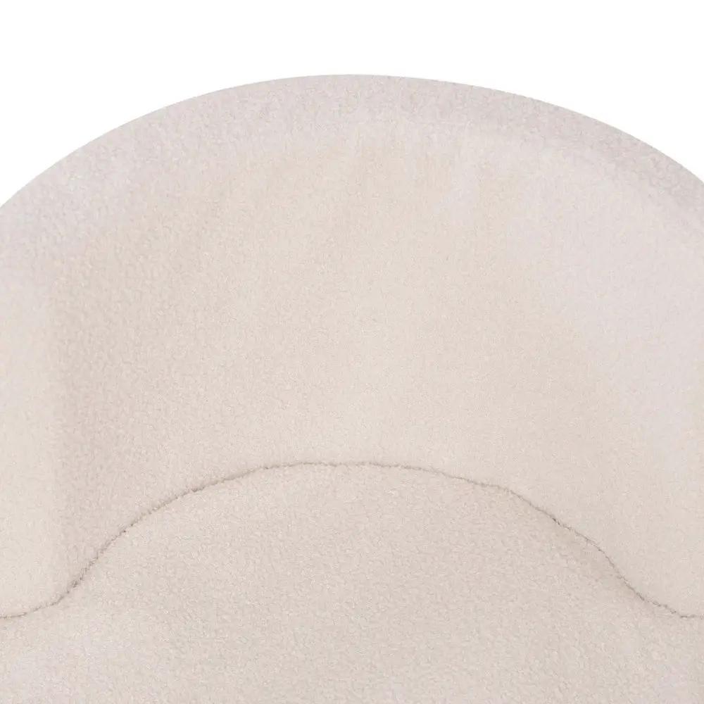 Piscine à balles avec tapis, 95x30 cm, agneau crème, Floral Fun Zone (+ 200 boules or, perle, transparentes) - Plush Nest - Misioo by Misioo