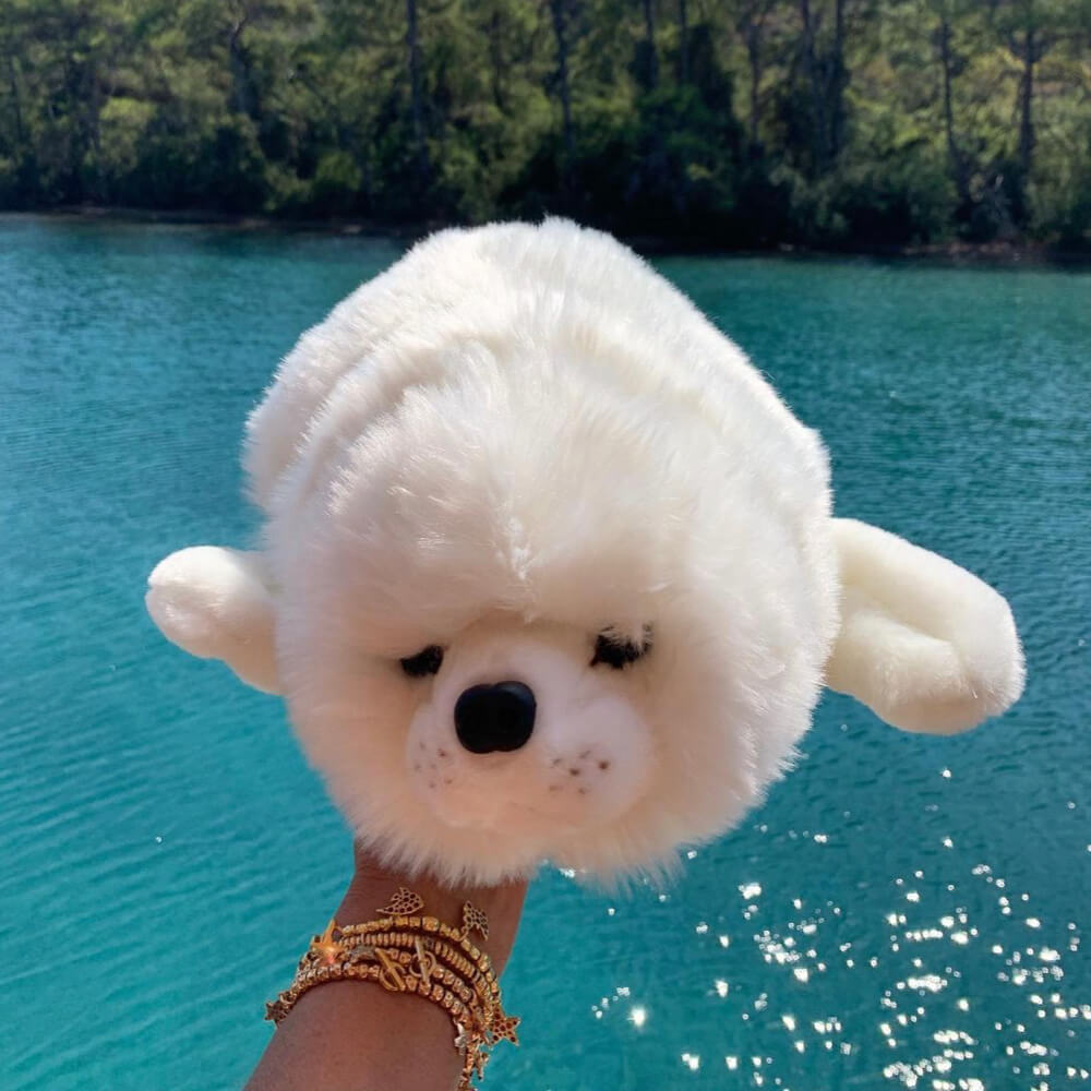 Ma peluche Phoque Arsène - La Pelucherie by La Pelucherie