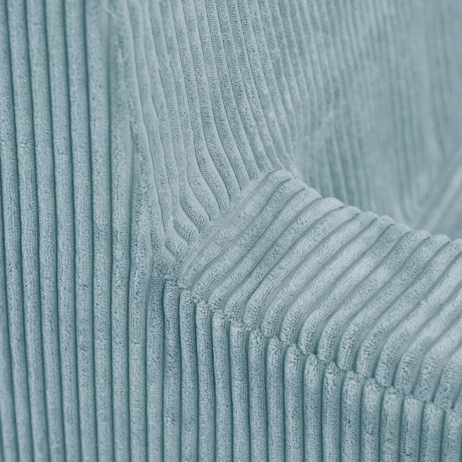 Canapé Foldie avec accoudoirs - Velours côtelé bleu premium - PLUSH NEST - myplayground