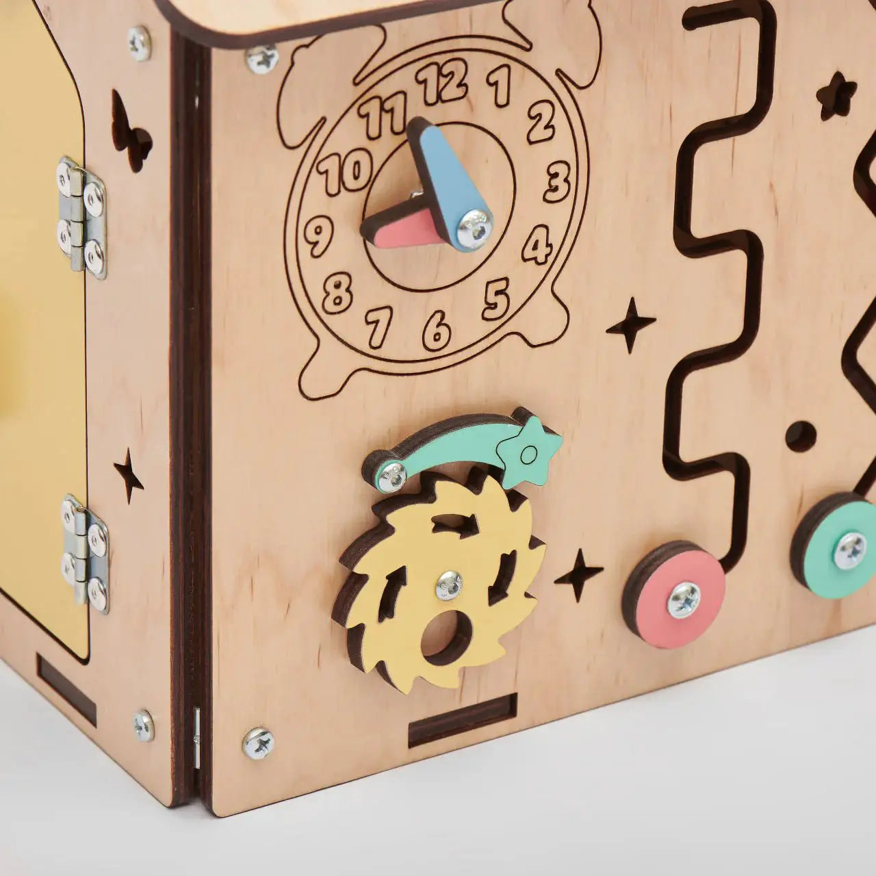 Busy Board maisonnette éducative - bois mini, 12 à 18 mois - busykids by BusyKids