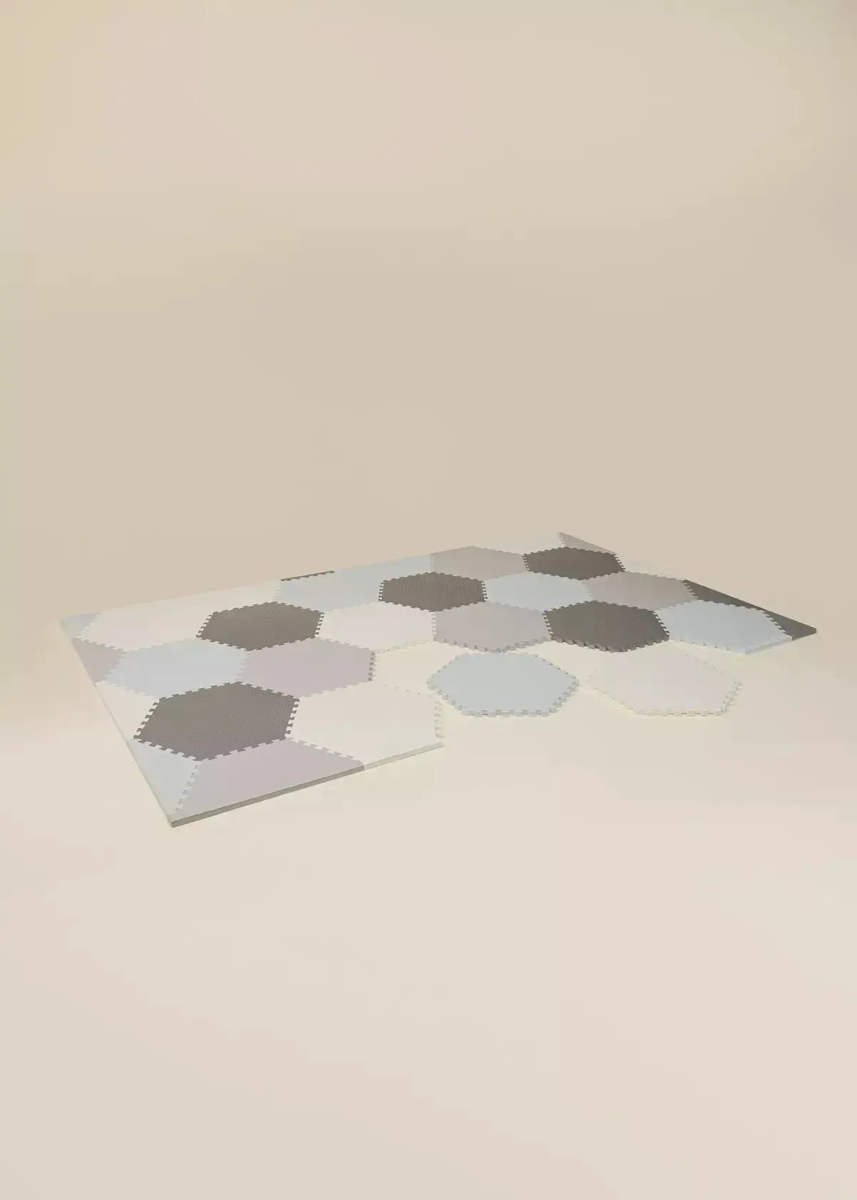 Tapis de jeu hexagonal - gris - Coco Village by Coco Village
