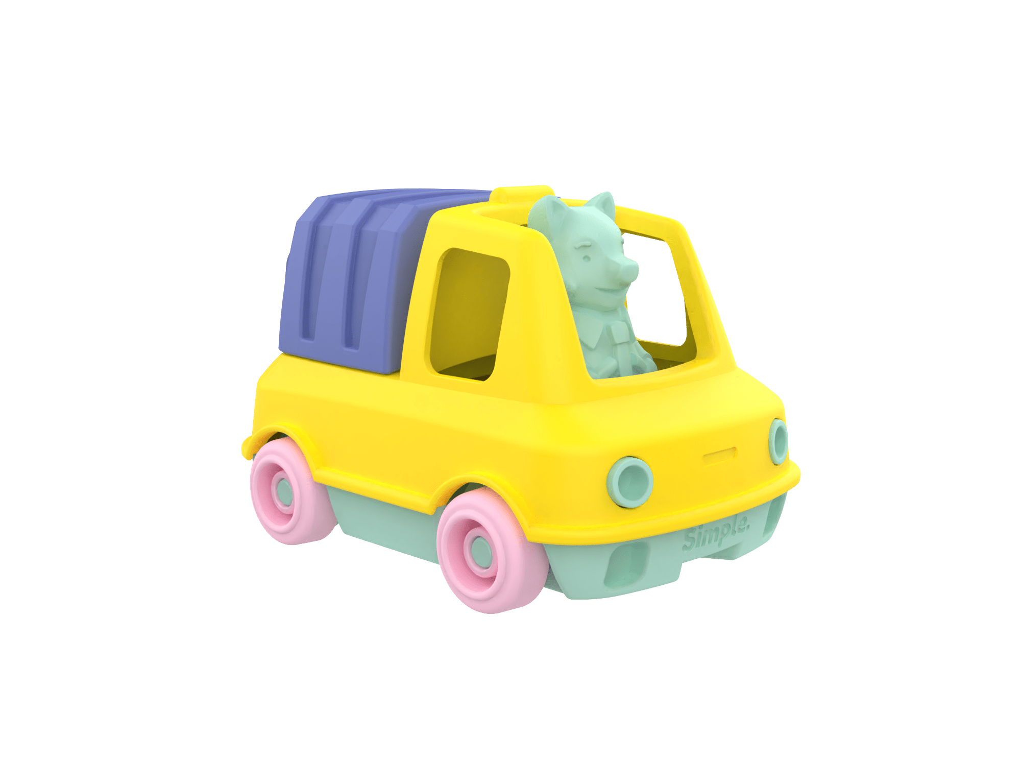 Mon premier camion boîte - 12 mois+ - Made in France by Le Jouet Simple