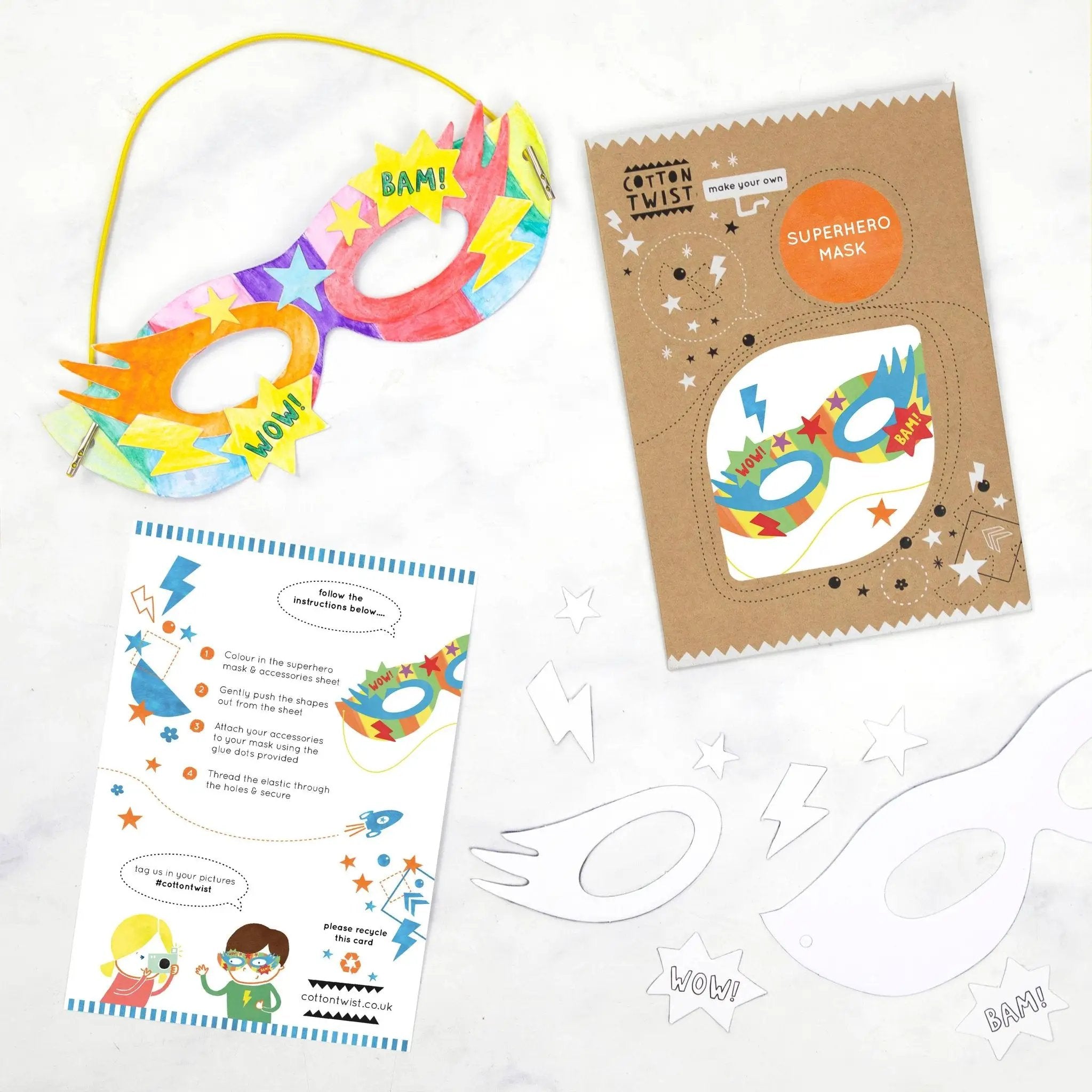 Faites votre propre masque de super-héros by Cotton Twist