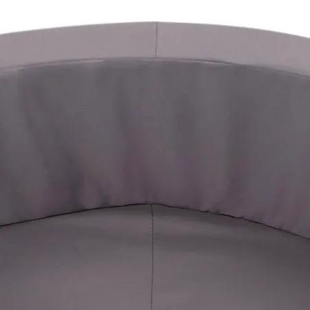 Piscine à balles - 115x50 cm, Ronde, Grise, Active - Plush Nest by Misioo