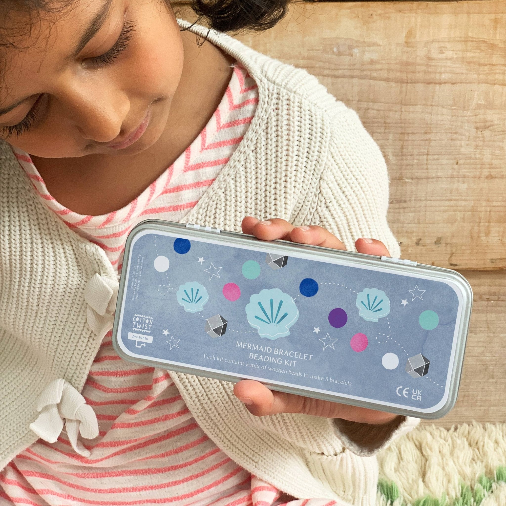 Kit de perles avec bracelet en forme de sirène - myplayground