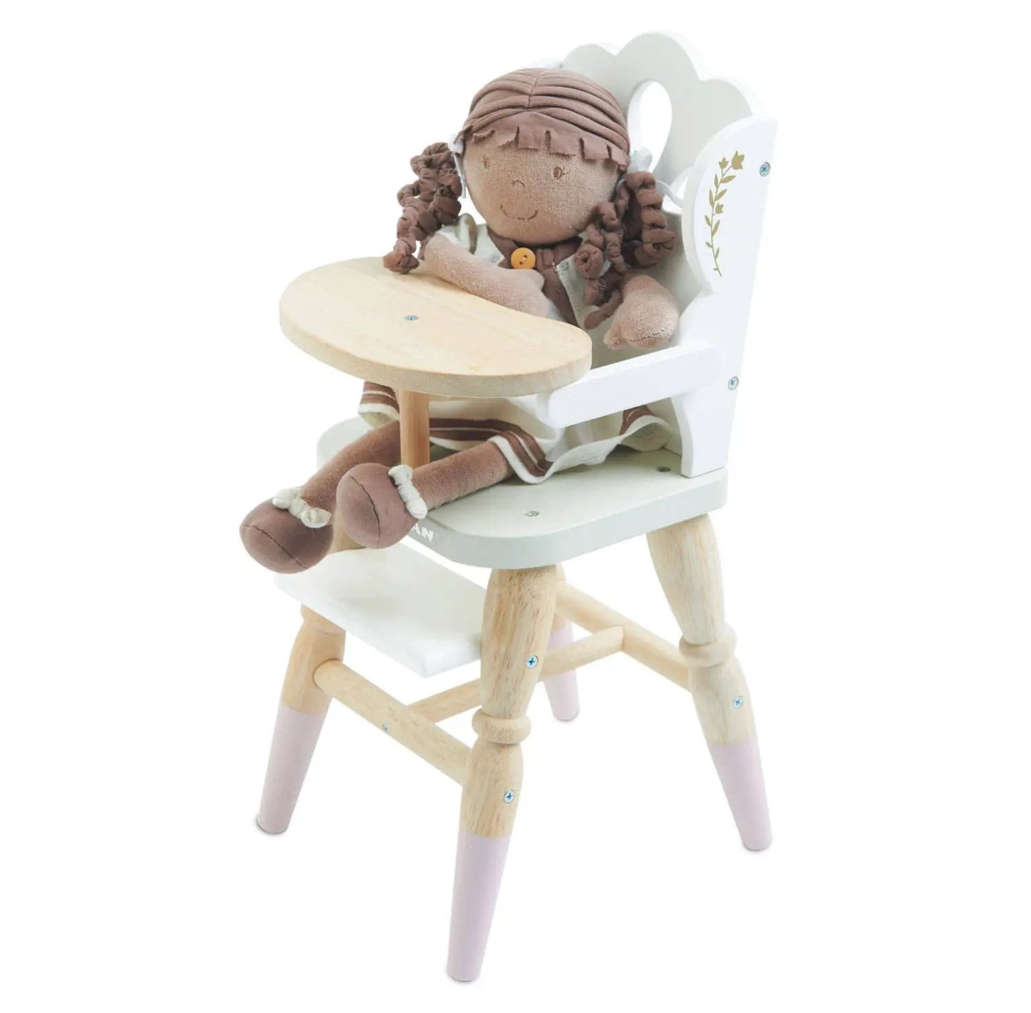 Chaise haute pour poupées - Jeu Montessori enfant by Le Toy Van