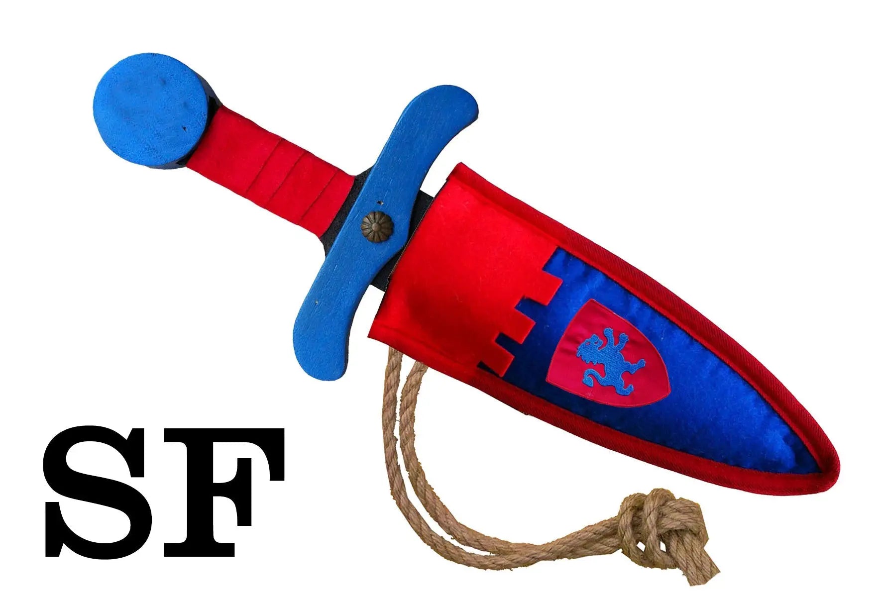 Poignard Softik + Pochettes 5 Couleurs - Jeu de Rôle pour Enfants by KALID MEDIEVAL