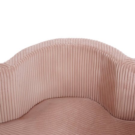 Piscine à balles - 95x30, rose, velours côtelé premium, Floral Fun Zone -Plush Nest -Misioo by Misioo