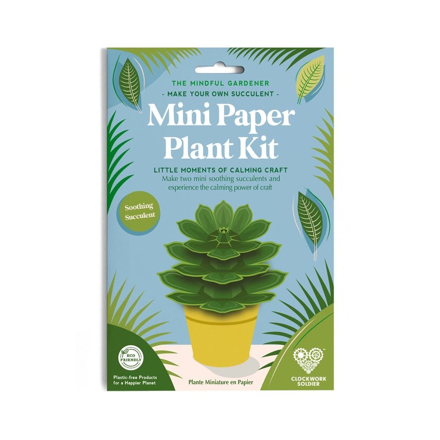 Fabriquez votre propre plante en papier succulente apaisante - Clockwork Soldier - myplayground