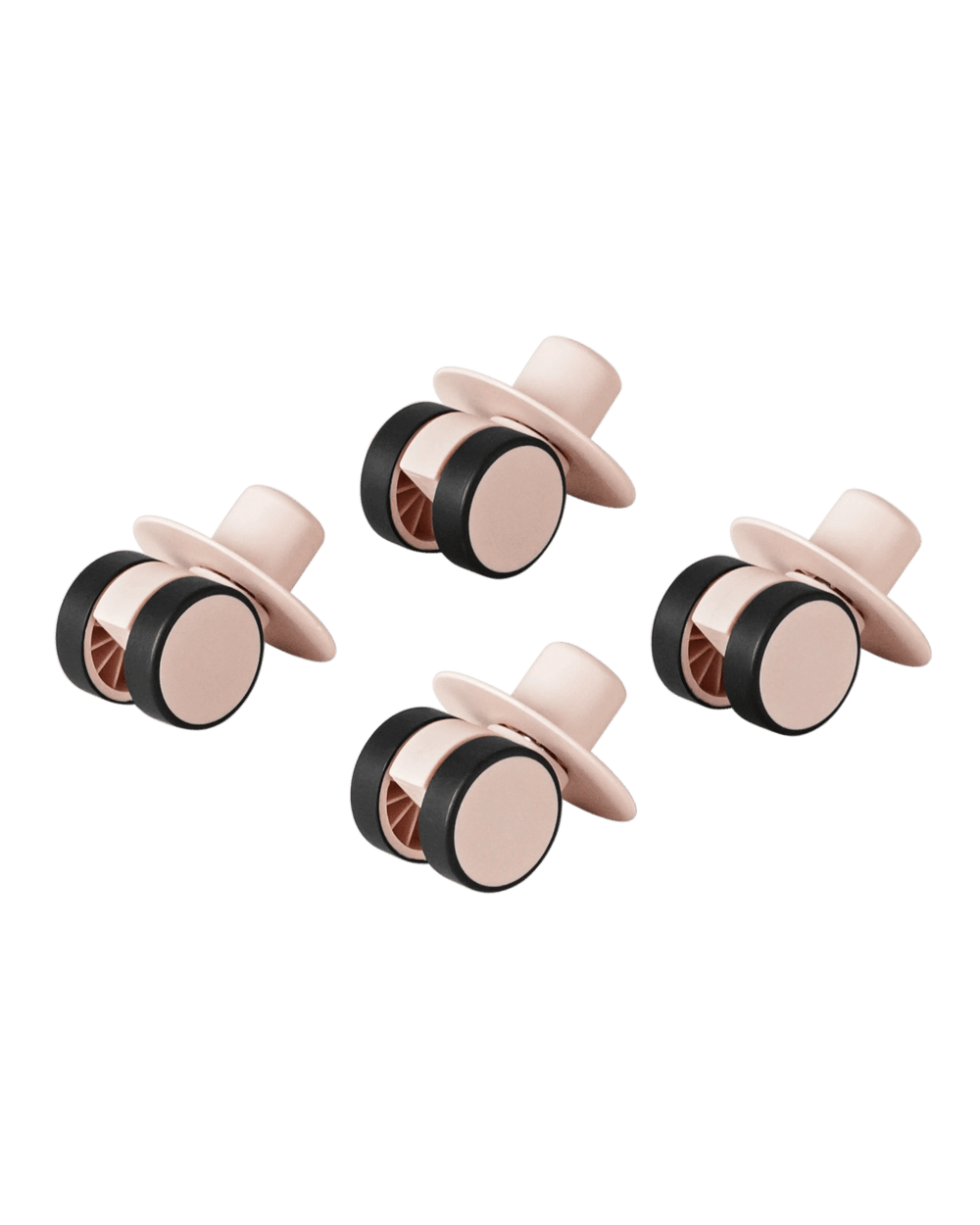 4x roues tourbillonnantes - Soft Rose - Modu by Modu