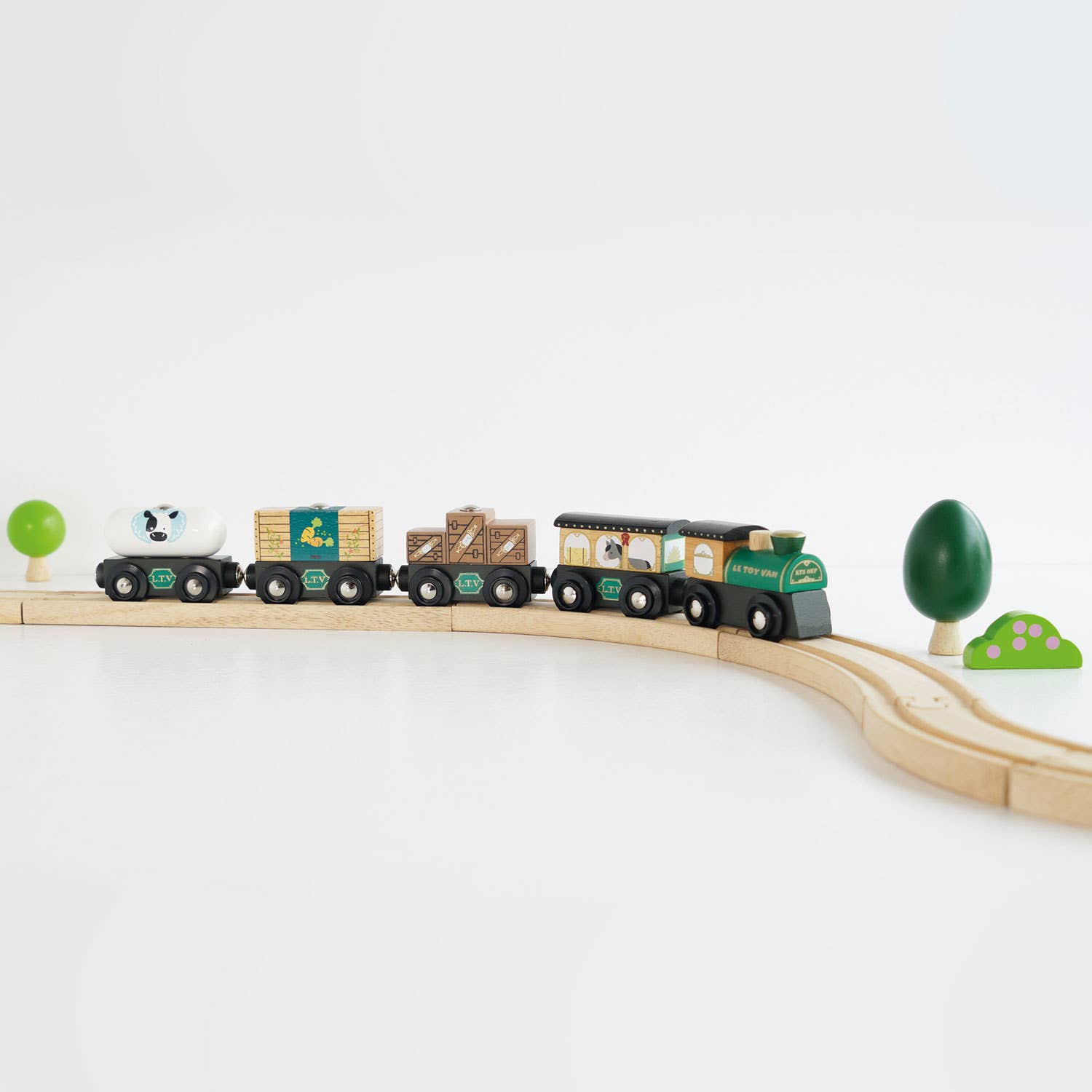Great Green Train - Vert - Jeu éducatif enfant by Le Toy Van
