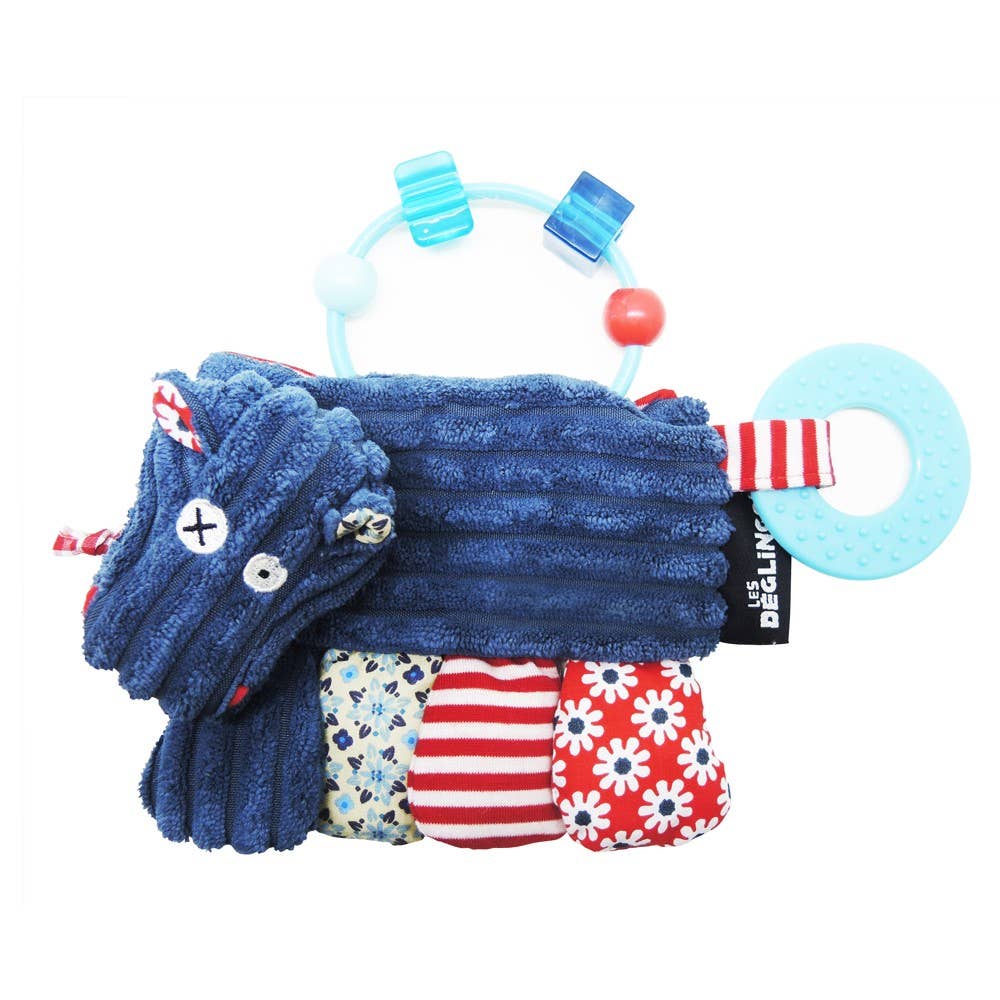 Hochet d'Activité Hippipos l'Hippopotame - Les Déglingos, France - myplayground