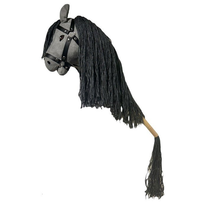 ByToiZZ cheval de loisir bouche ouverte gris - myplayground
