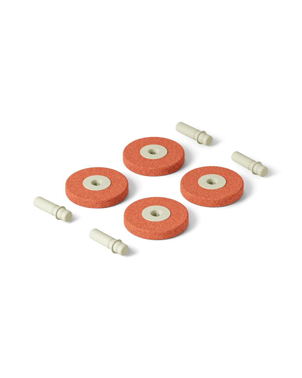 4x roues en mousse - Dusty Green - Modu - myplayground