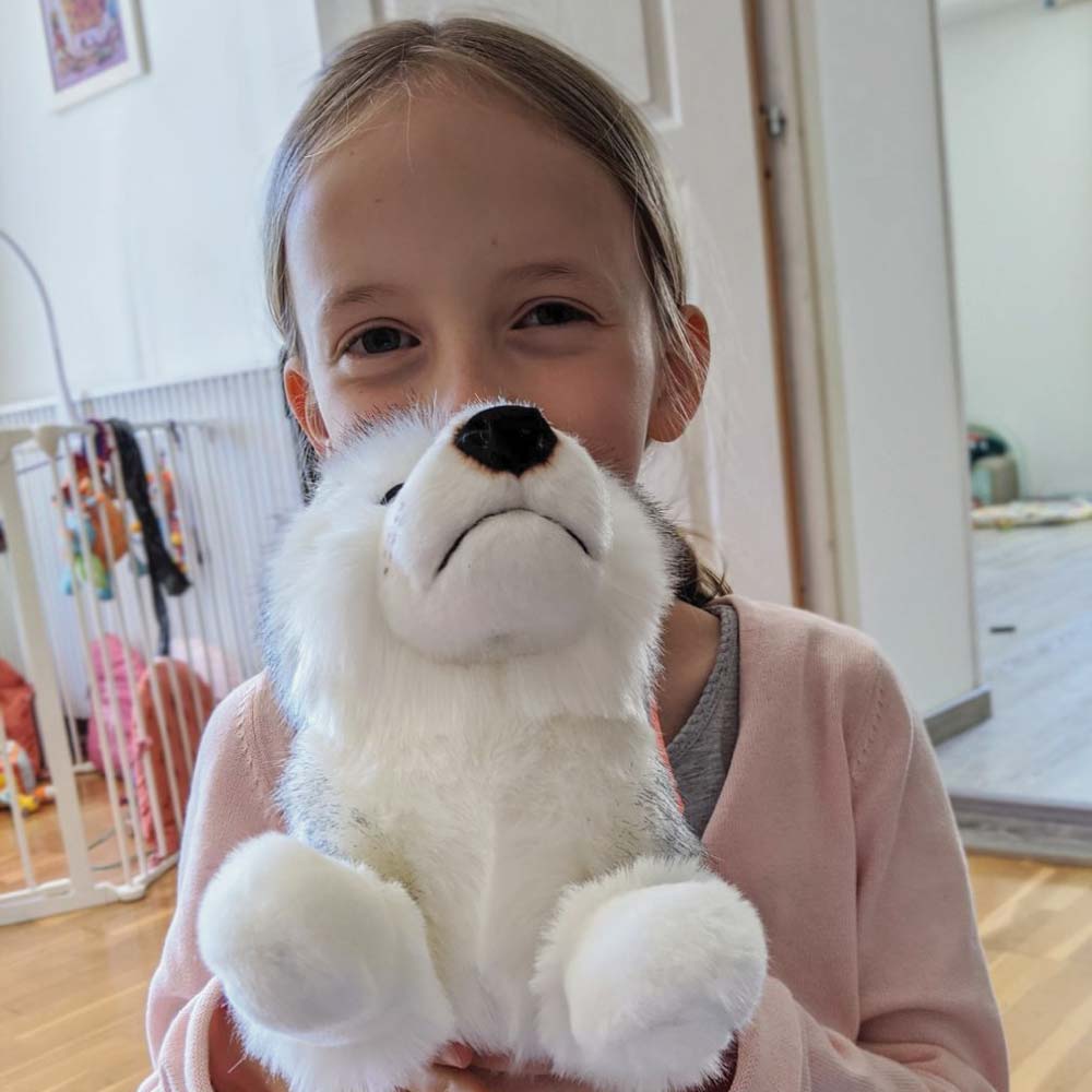 Ma peluche Husky Léonard - La Pelucherie - myplayground