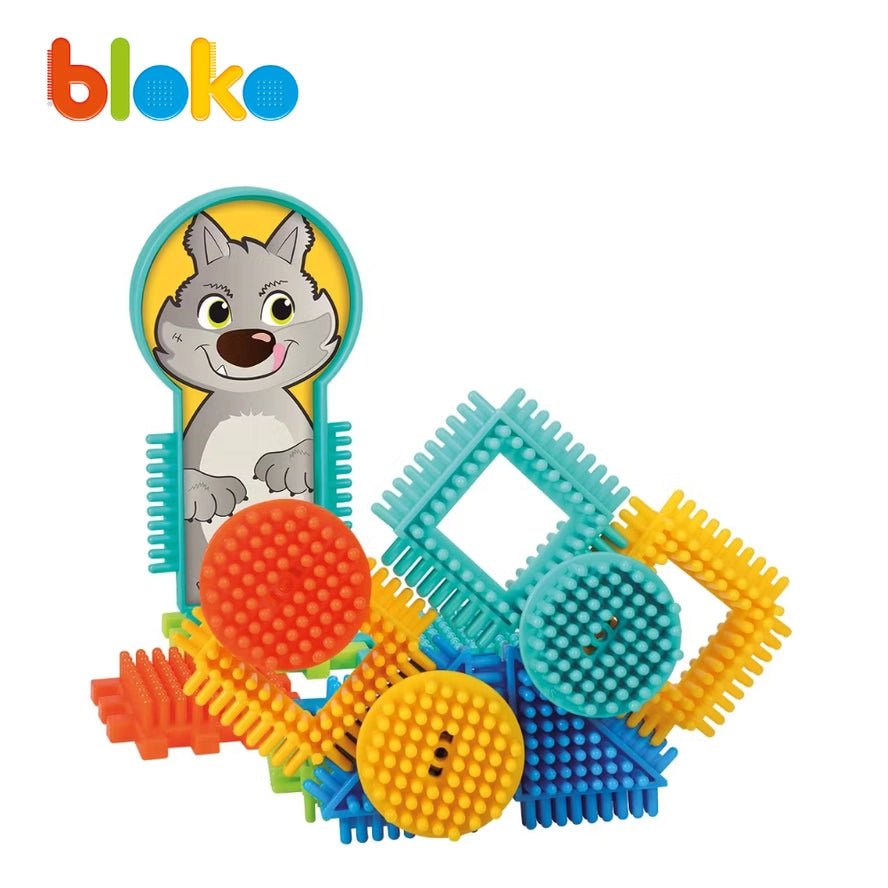 Coffret 50 Bloko - 3 Petits Cochons & le Loup - Bloko - myplayground