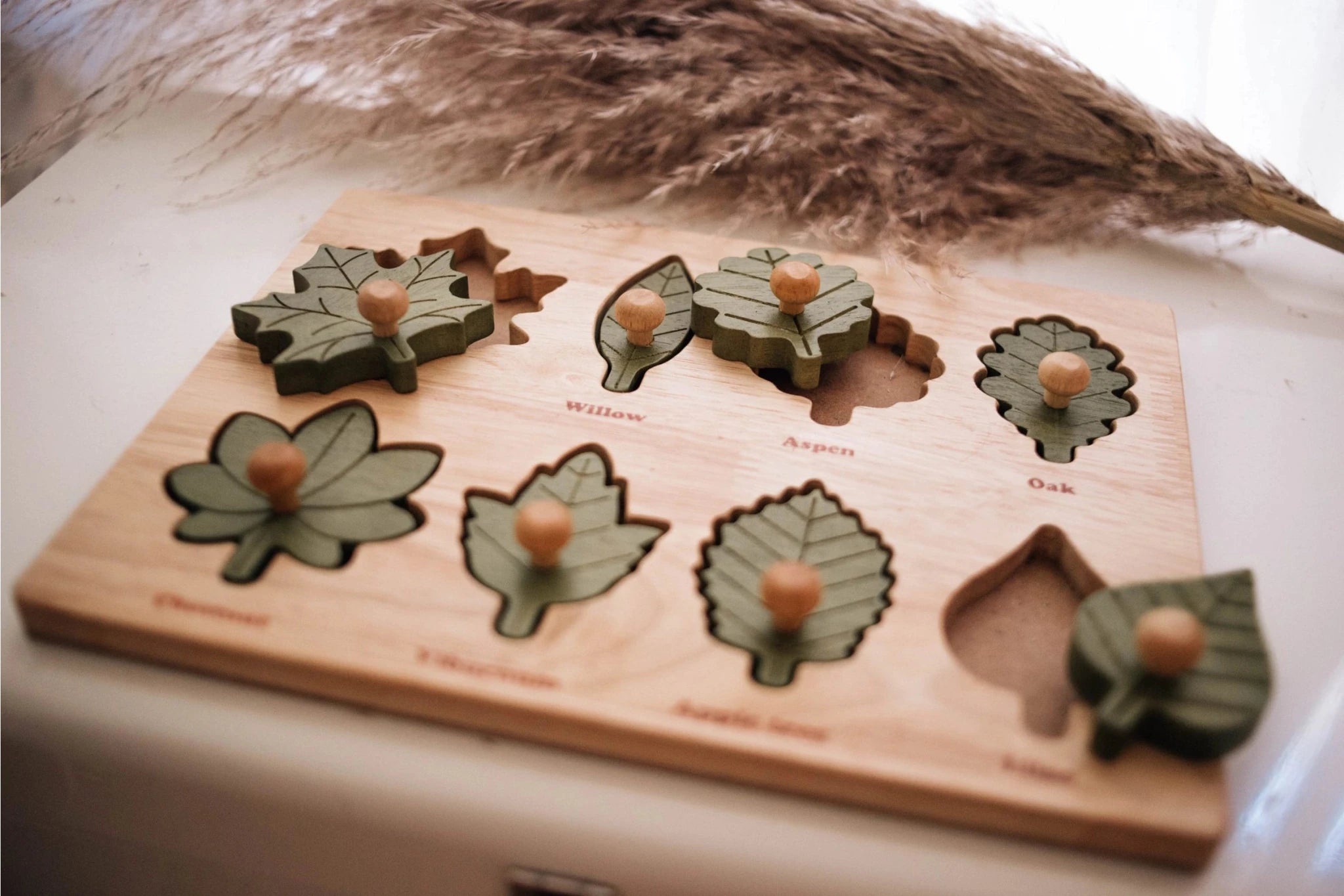 Puzzle de feuilles by Q Toys
