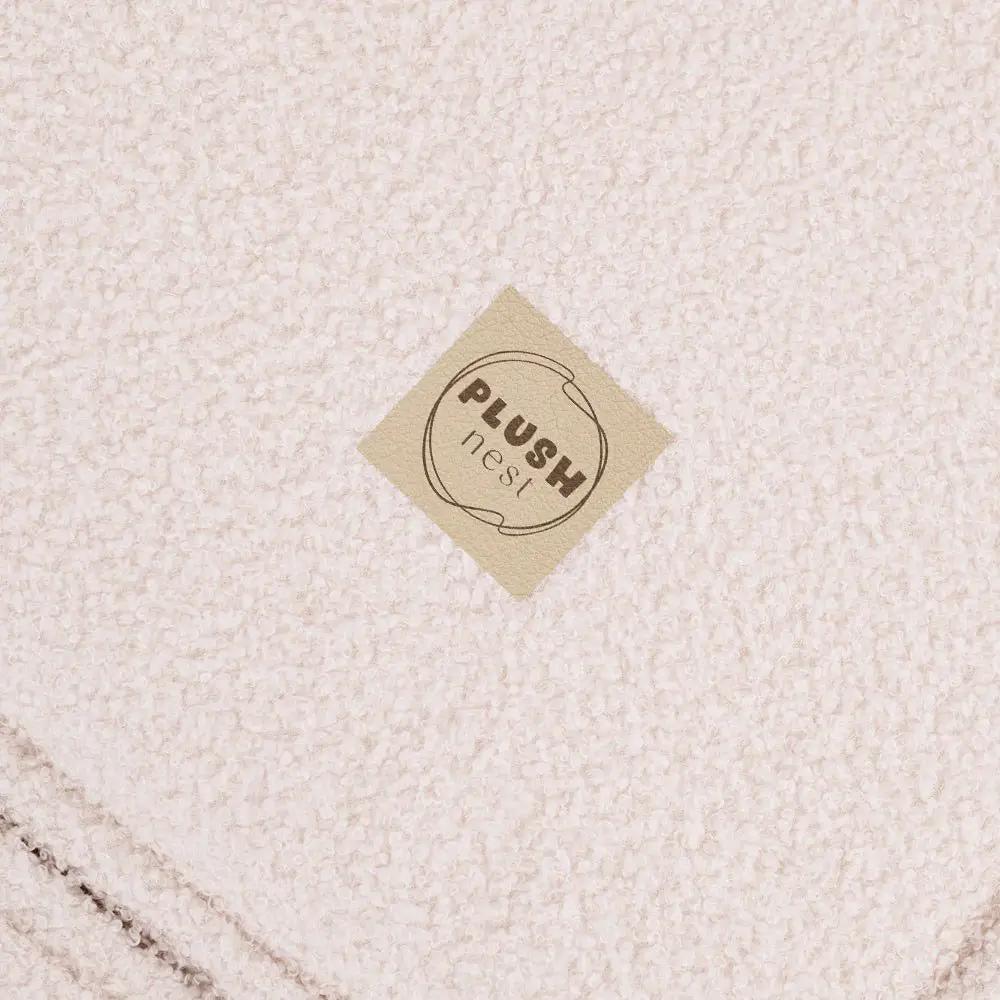 Canapé-lit Foldie - Agneau crème, lavable, imperméable - Plush Nest by Misioo