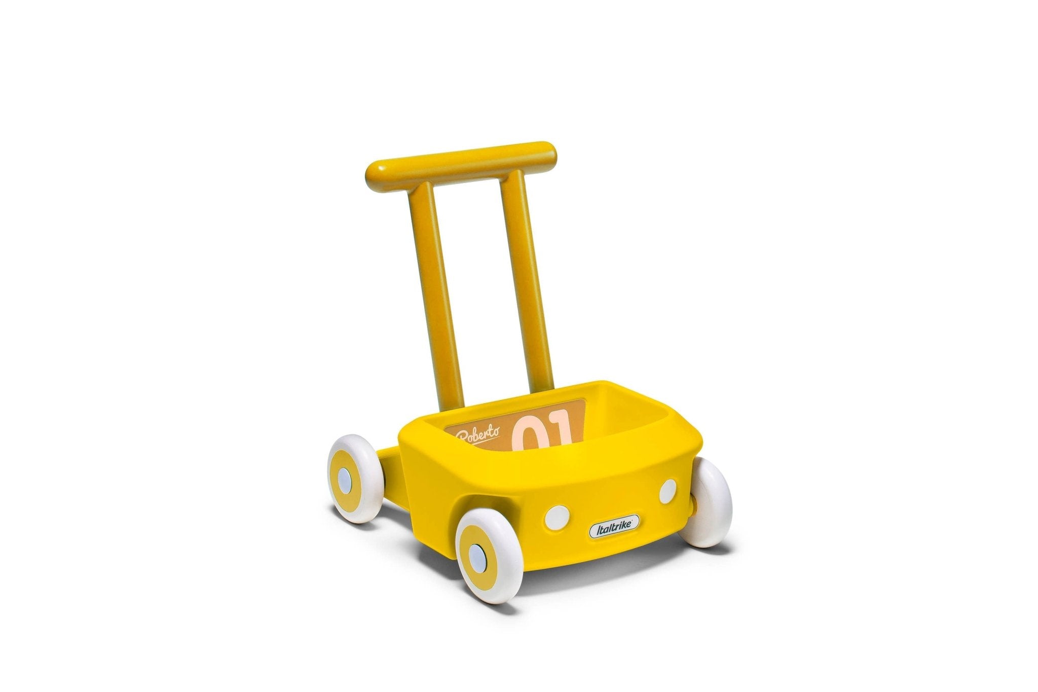 Roberto + Chariot de marche jaune - Italtrike - Jeu de motricité pour enfant - myplayground