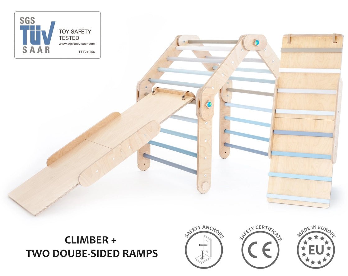 Salle de Sport Blue Avec Deux Rampes - Happymoon - myplayground