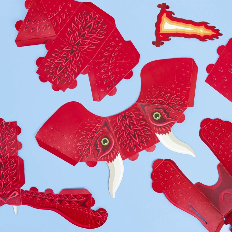 Fabriquez votre propre masque de dragon cracheur de feu - Clockwork Soldier - myplayground