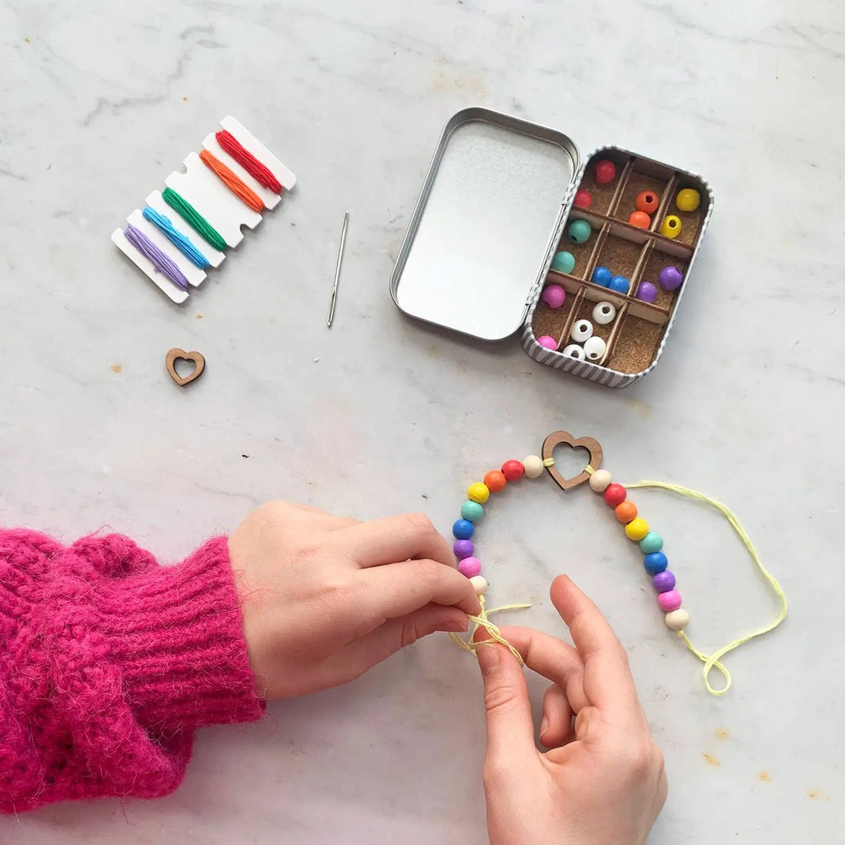 Coffret cadeau pour bracelet « Toi et moi » by Cotton Twist