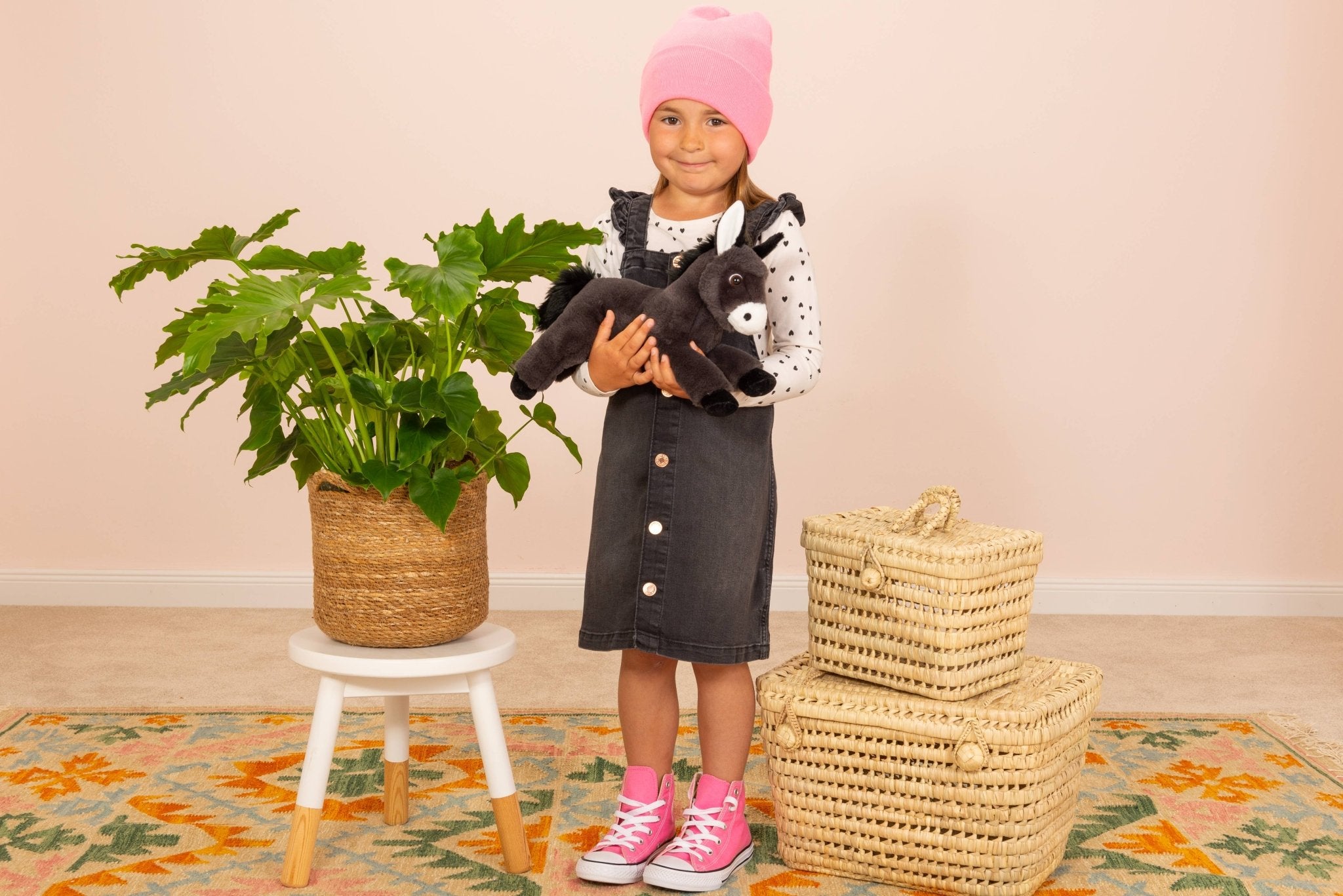 Âne couché 34 cm - Peluche - myplayground