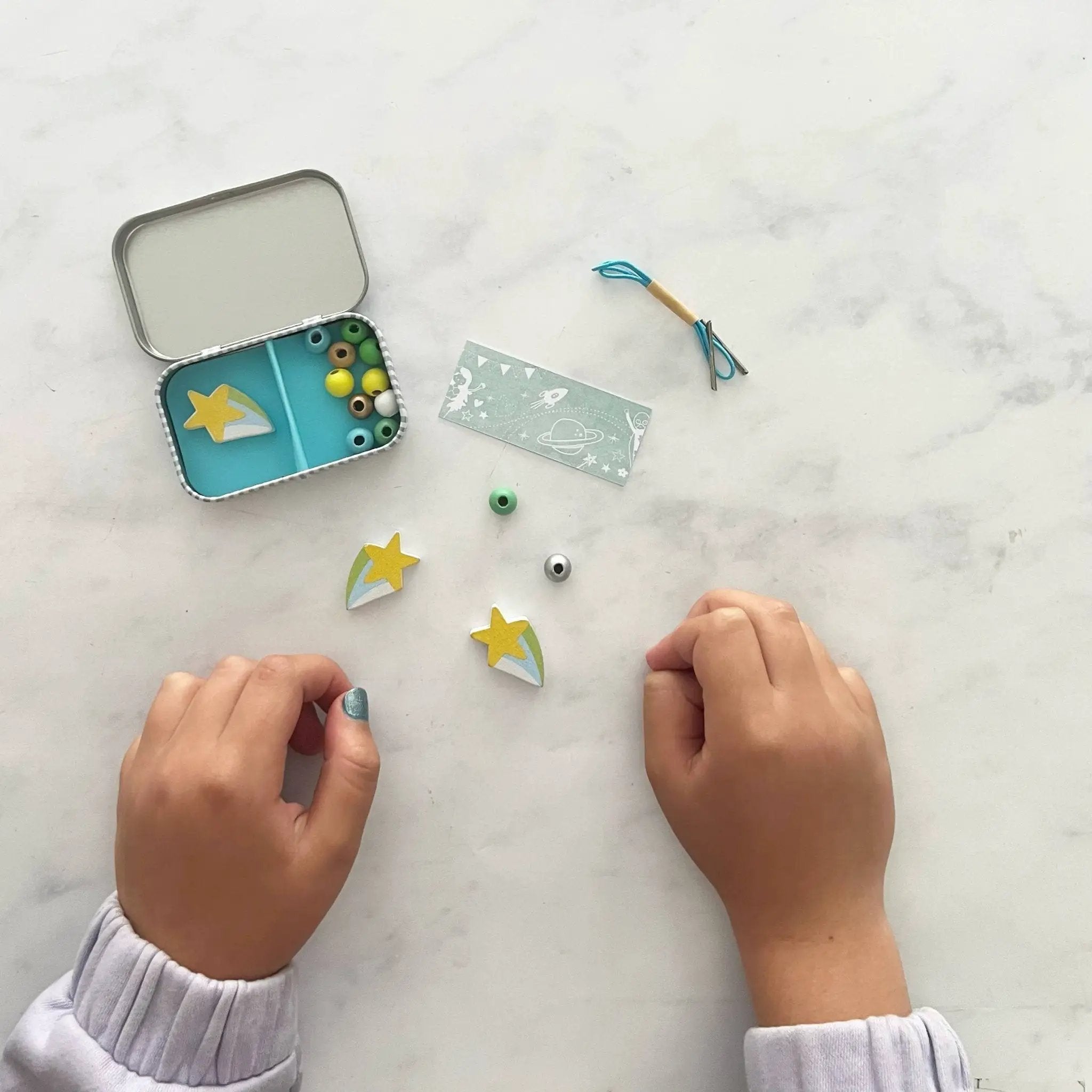 Coffret cadeau avec bracelet Shooting Star by Cotton Twist