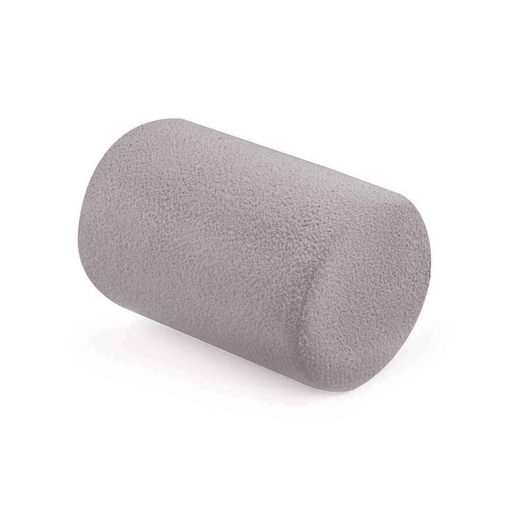 Château de terrain de jeu avec piscine +150 balles (perle, argent) – Peau de mouton grise –Plush Nest - myplayground