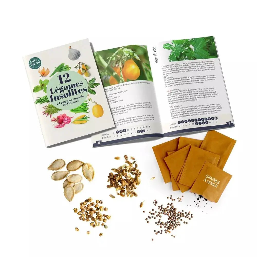 Enveloppe de 12 sachets - Légumes insolites by Radis Et Capucine
