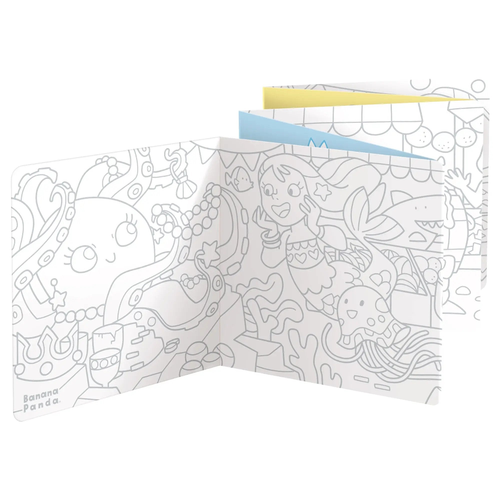 Livres de Coloriage Looong - J'adore Colorier les Sirènes - Banana Panda by Banana Panda
