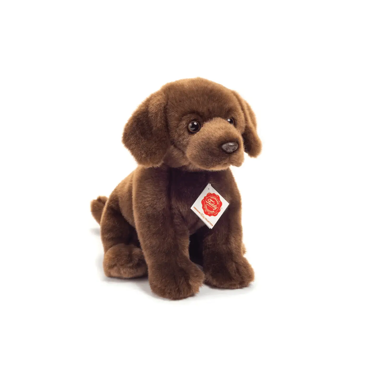 Labrador assis brun foncé 25 cm - peluche - peluche - Teddy Hermann by Teddy Hermann
