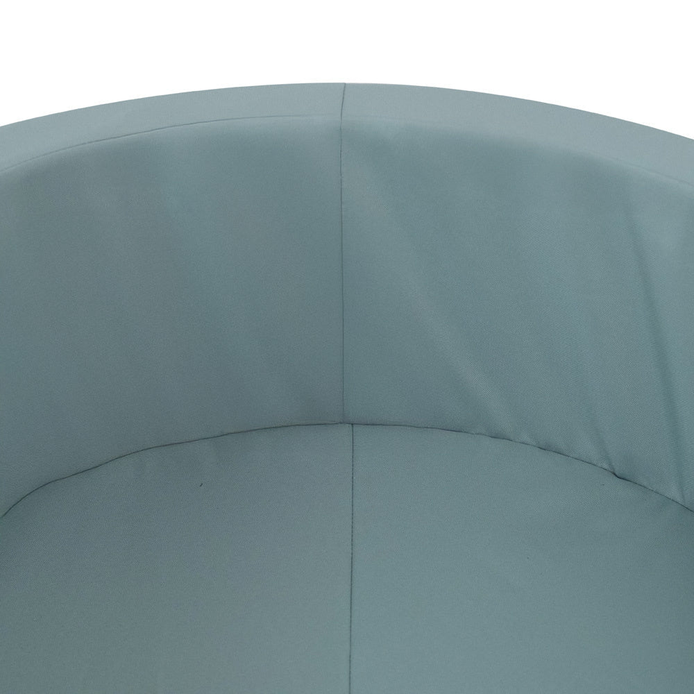 Piscine à balles extérieure - ronde 90x30 cm, verte imperméable ( 200 balles menthe, argent, perle)– Plush Nest - myplayground