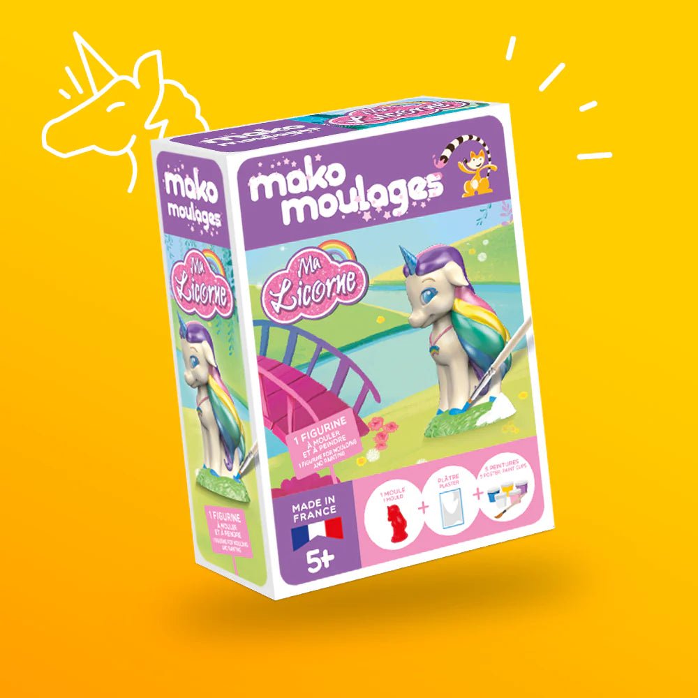 Mako Moulages - Ma Licorne Arc - en - ciel - Mako Créations - myplayground