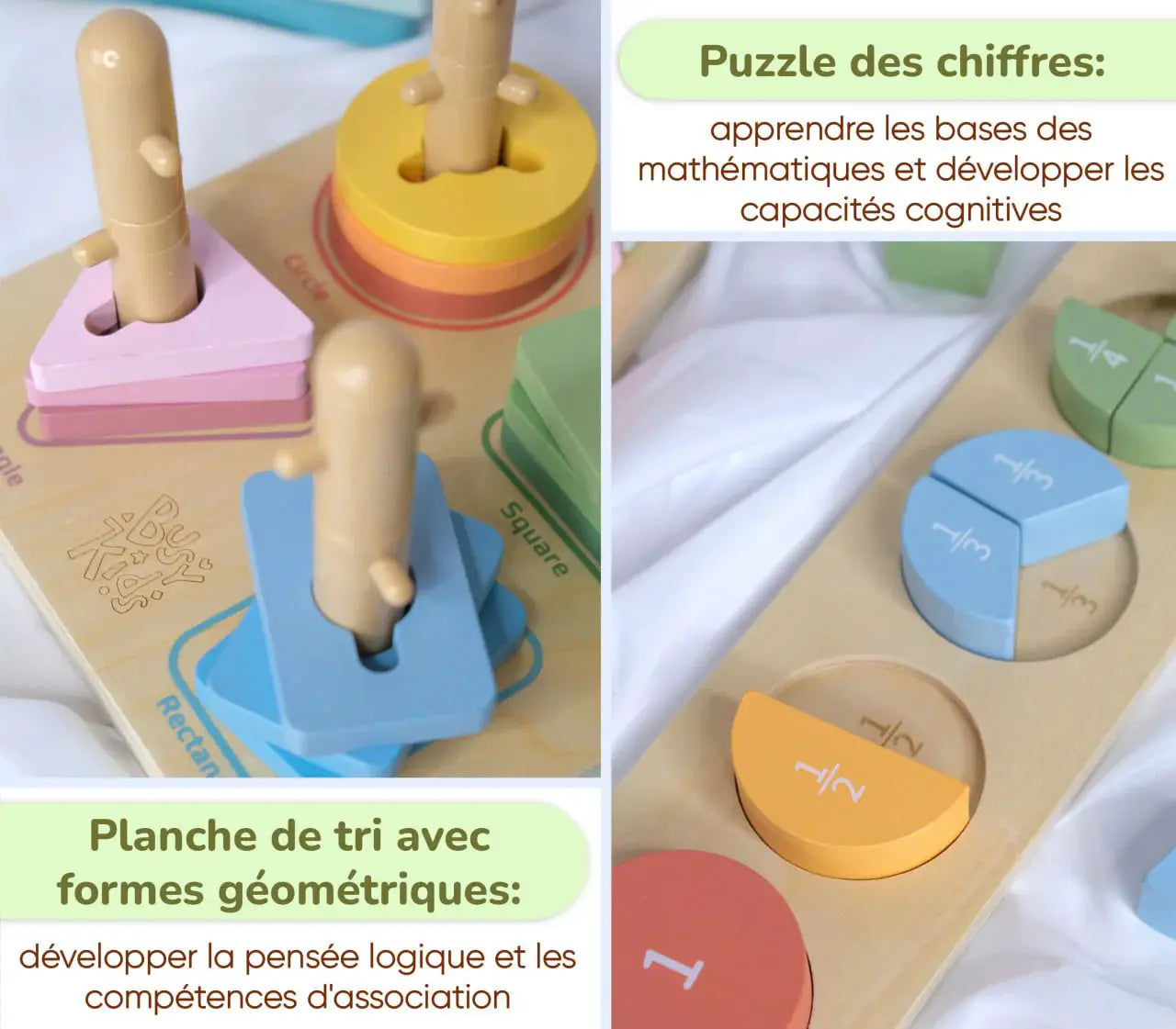 Coffret de Jeu Montessori pour les enfants - 24 à 36 mois - BusyKids by BusyKids
