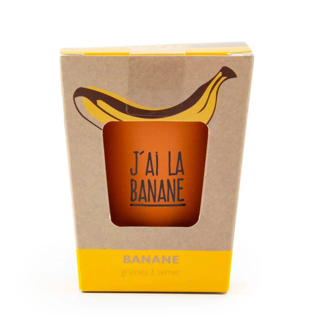 Kit message "J'ai la banane" Bananier - Kit créatif de jardinage Enfant by Radis Et Capucine