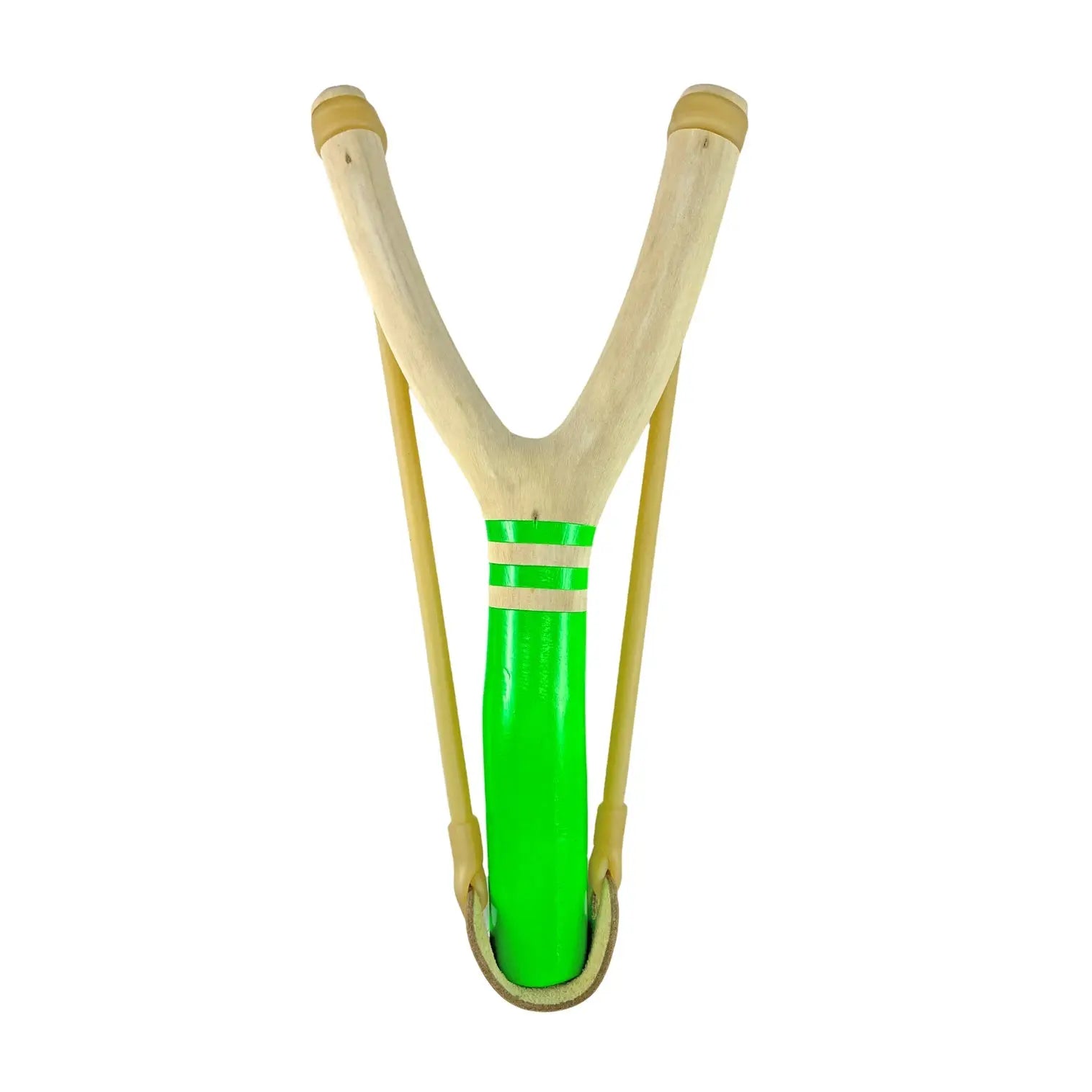 Slingshot vert fluo - Jeu de motricité pour enfant ( 5 ans et + ) by Hella Slingshots