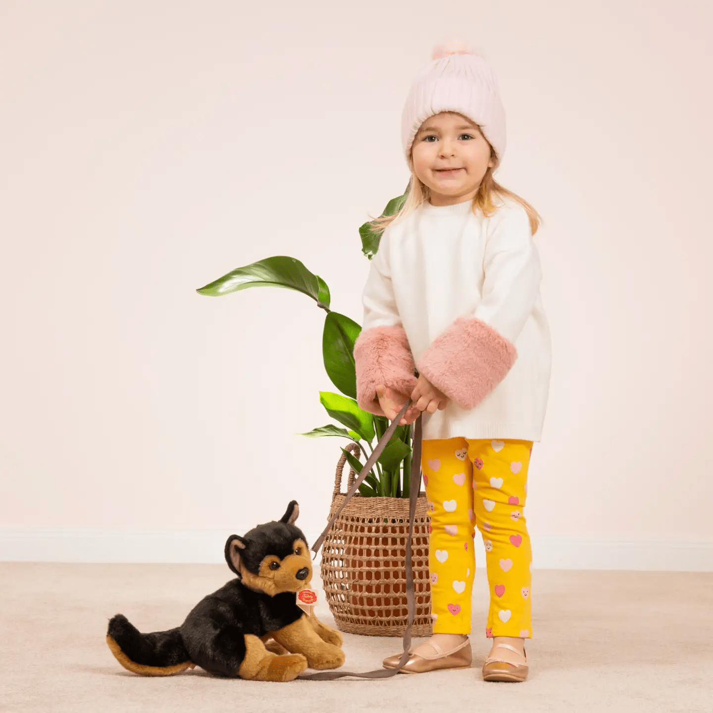 Chiot berger allemand assis 30 cm - peluche - peluche - Teddy Hermann - myplayground