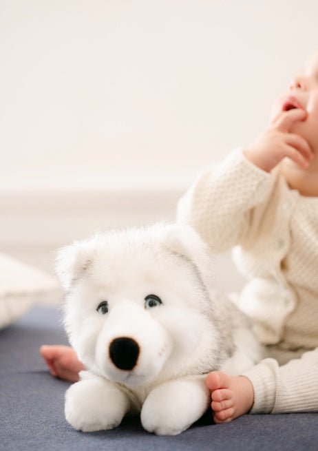Ma peluche Husky Léonard - La Pelucherie - myplayground