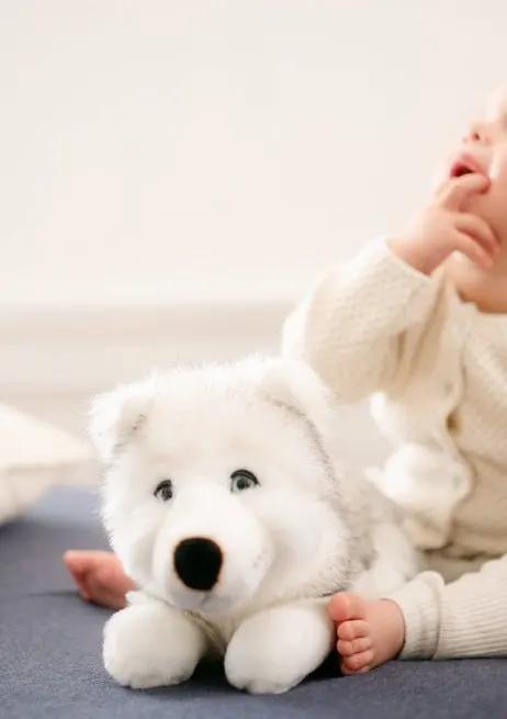 Ma peluche Husky Léonard - La Pelucherie by LA PELUCHERIE
