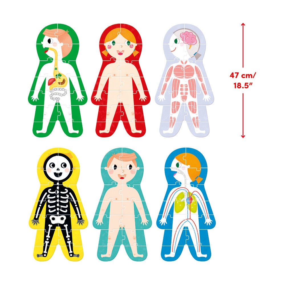 Super Grands Puzzles - Mon Corps - Banana Panda - myplayground