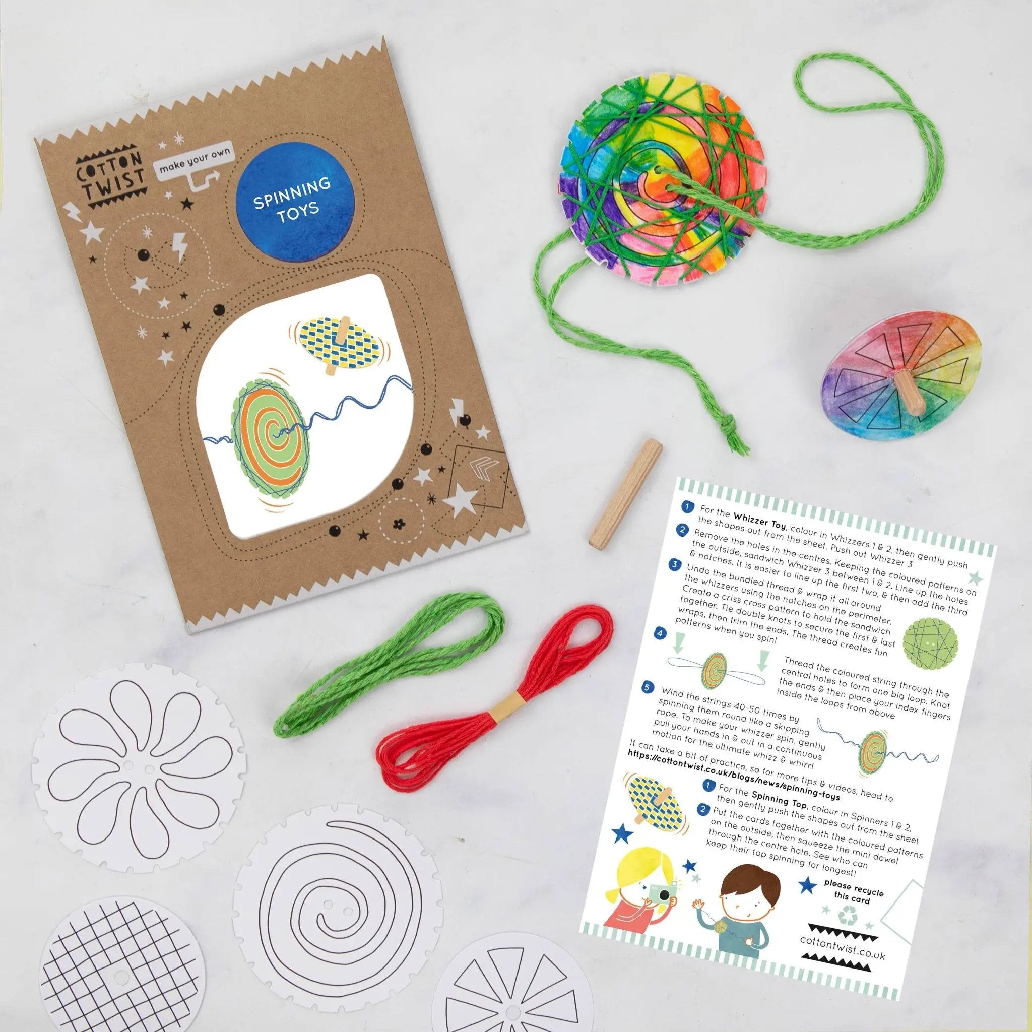 Fabriquez vos propres jouets rotatifs by Cotton Twist