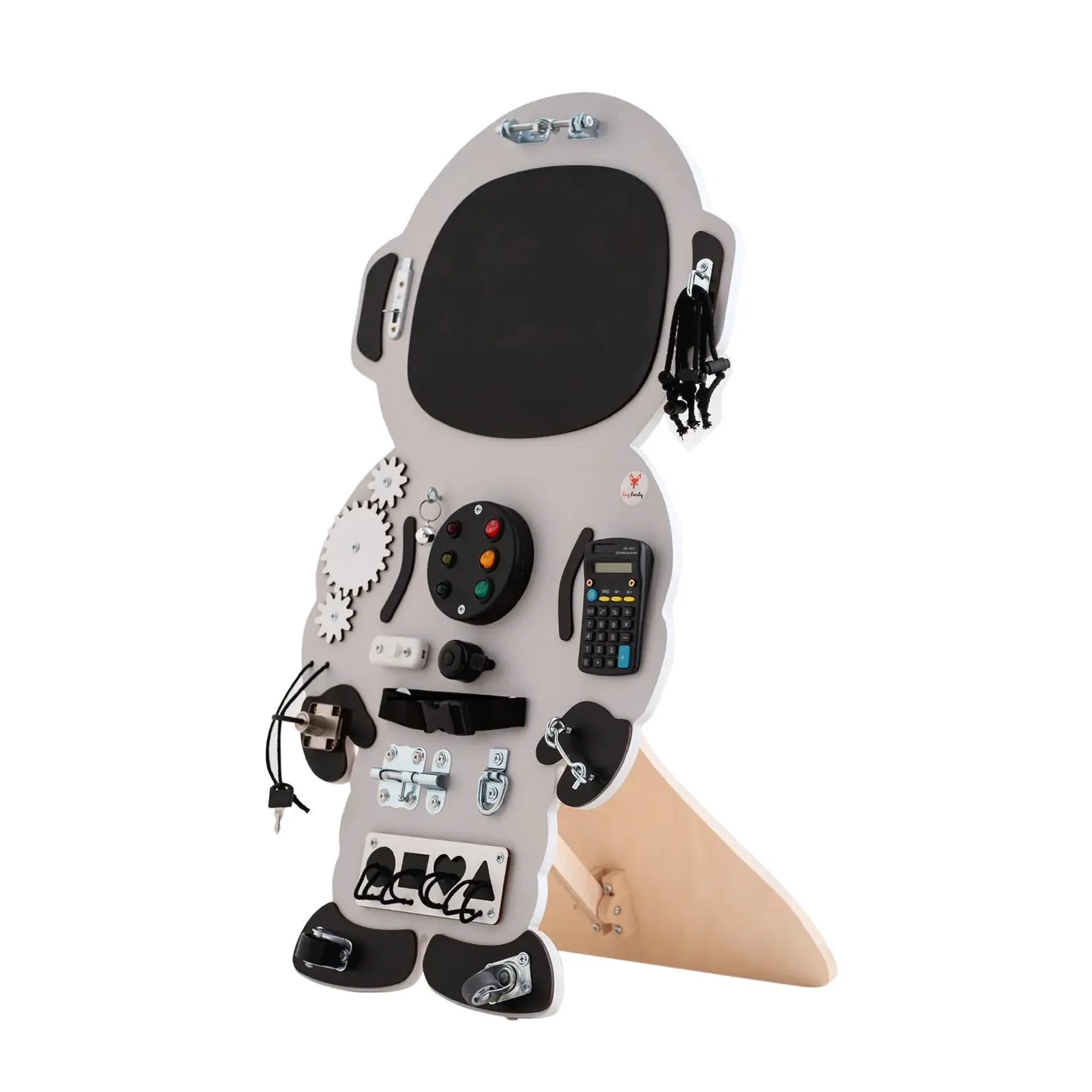 Astronaute Busy Board - Planche sensorielle - Jeu de motricite fine pour enfant (3 ans et +) by FoxyFamily