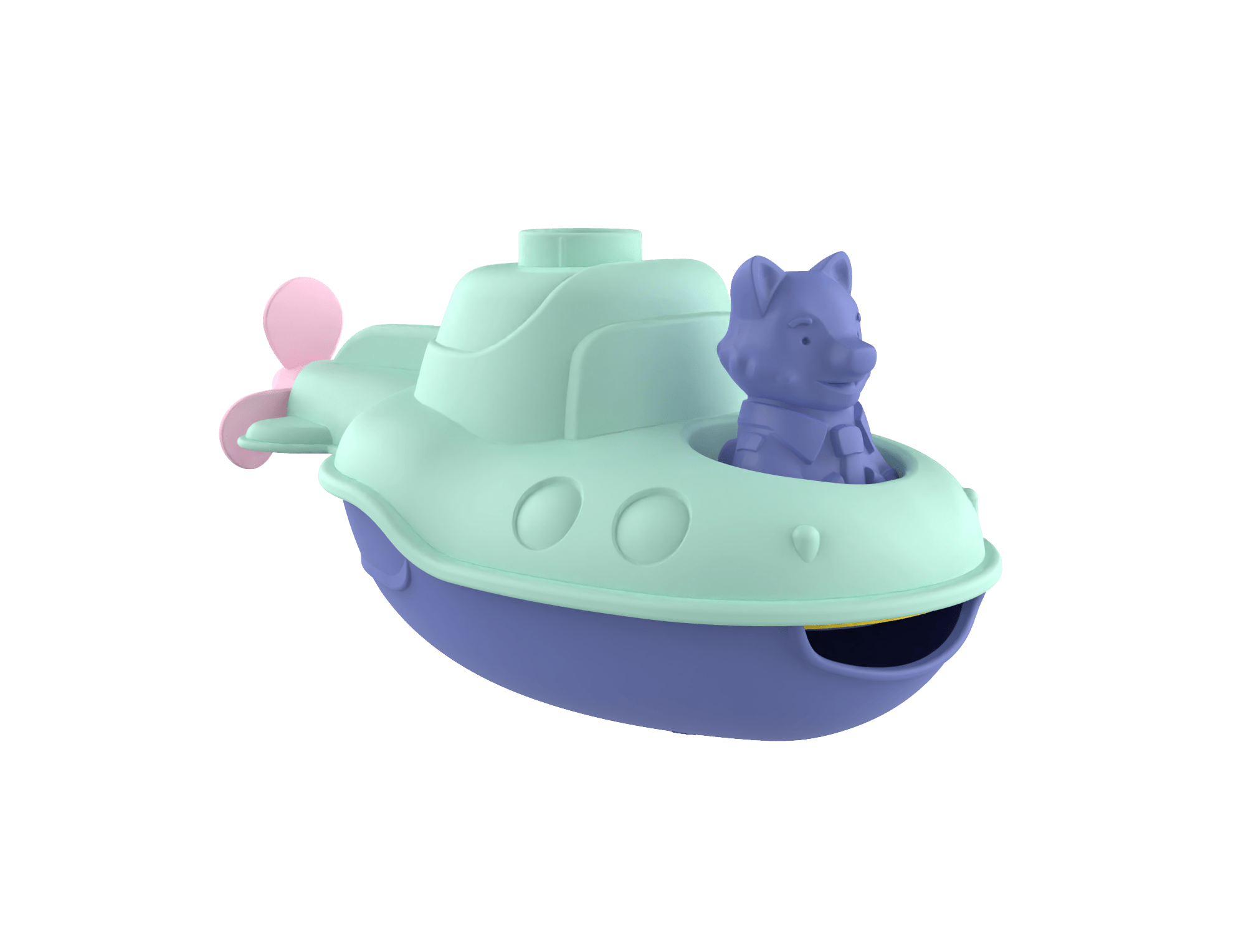 Mon premier sous-marin 2-en-1 - Jouet de Bain-Made in France by Le Jouet Simple