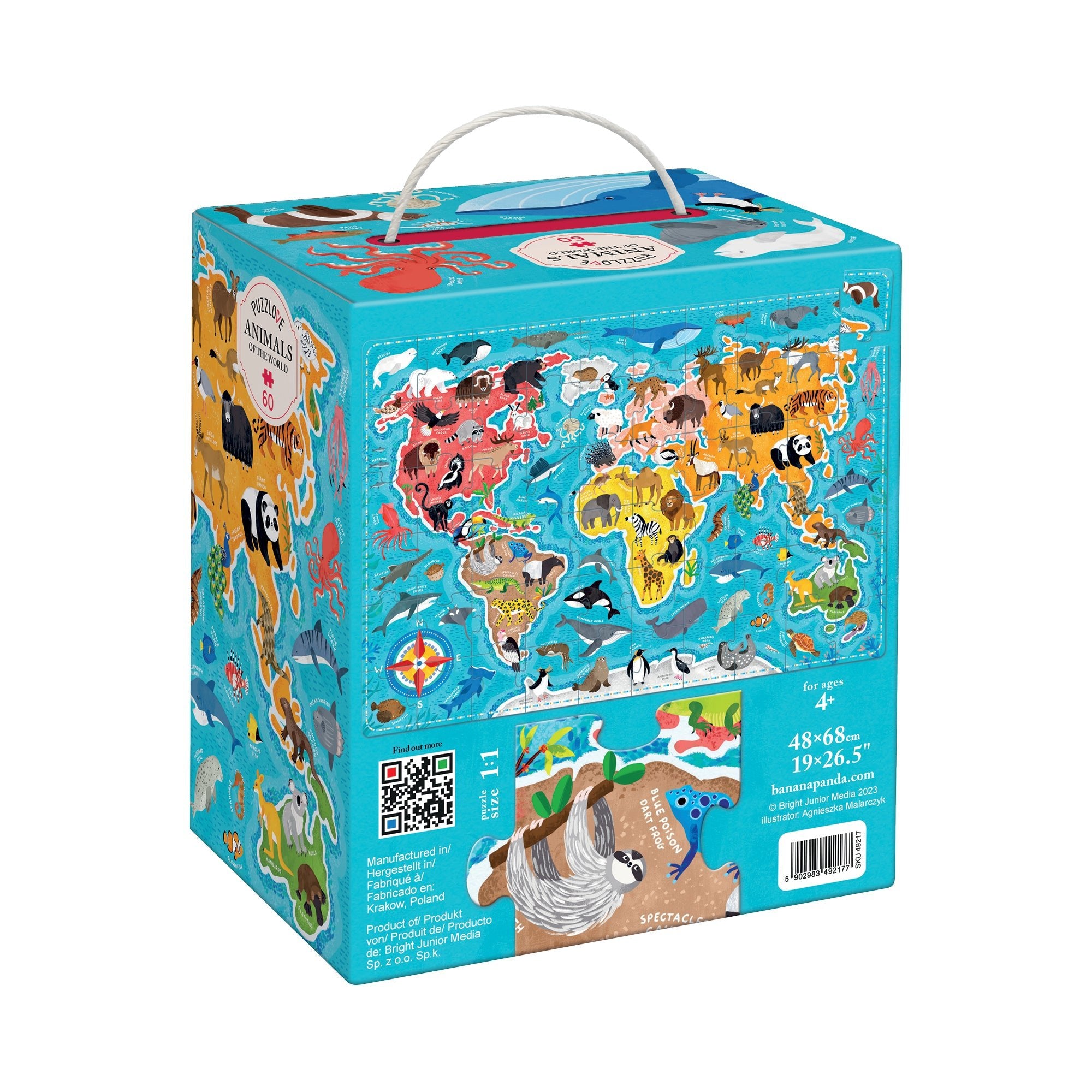 Puzzlove Puzzles Animaux du Monde - Banana Panda - myplayground