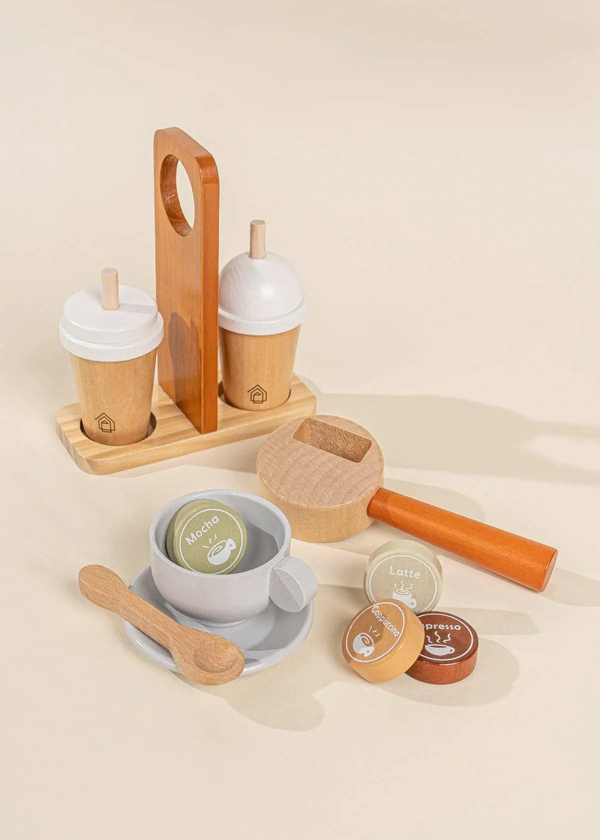 Ensemble de cafetière en bois - SEAFOAM & TERA - Coco Village by Coco Village