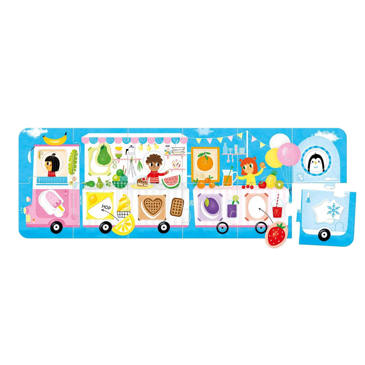 Puzzle Crée une Paire - Food Truck - Banana Panda by Banana Panda