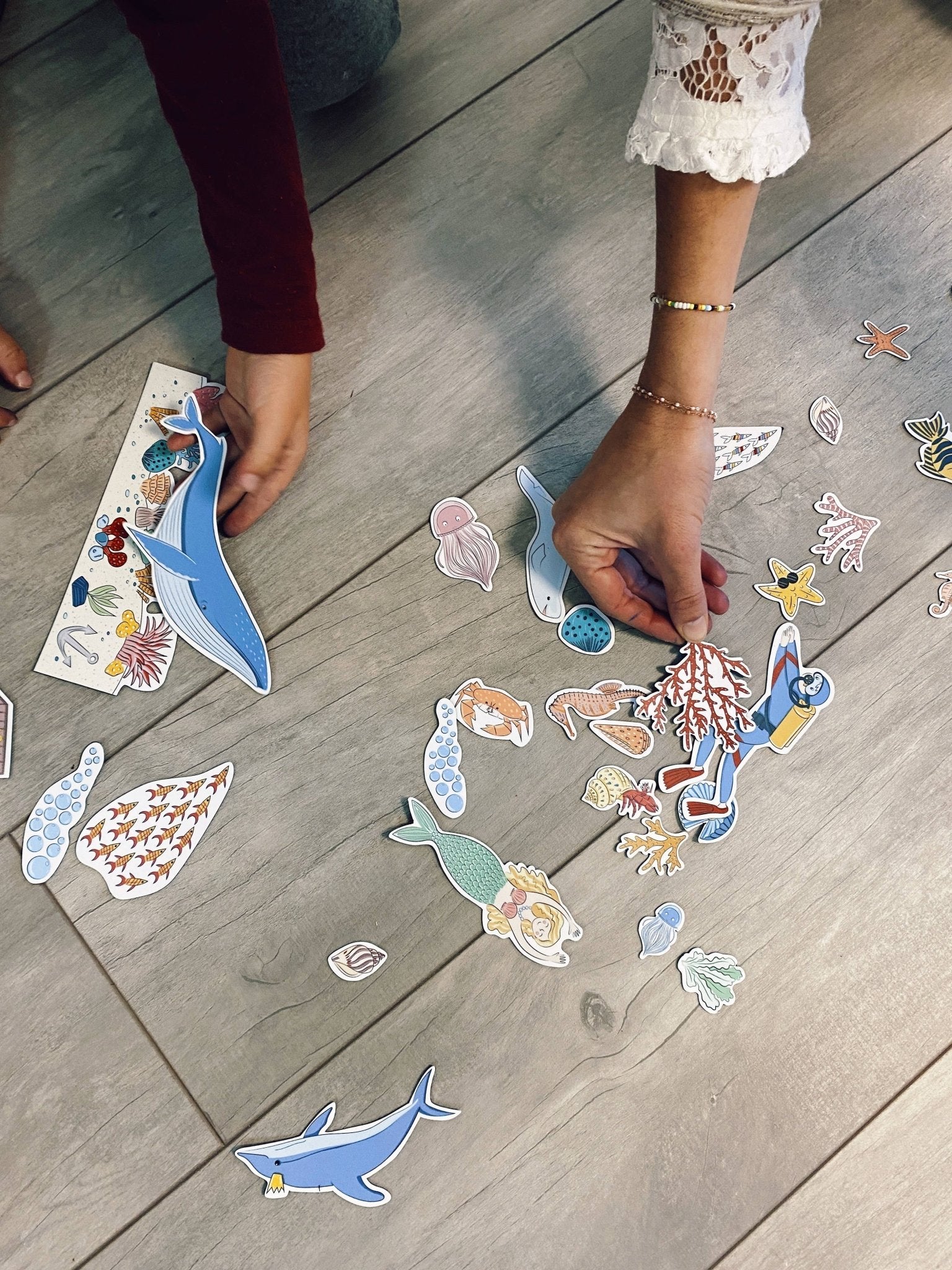 Jeu de magnets - sous l'océan - myplayground