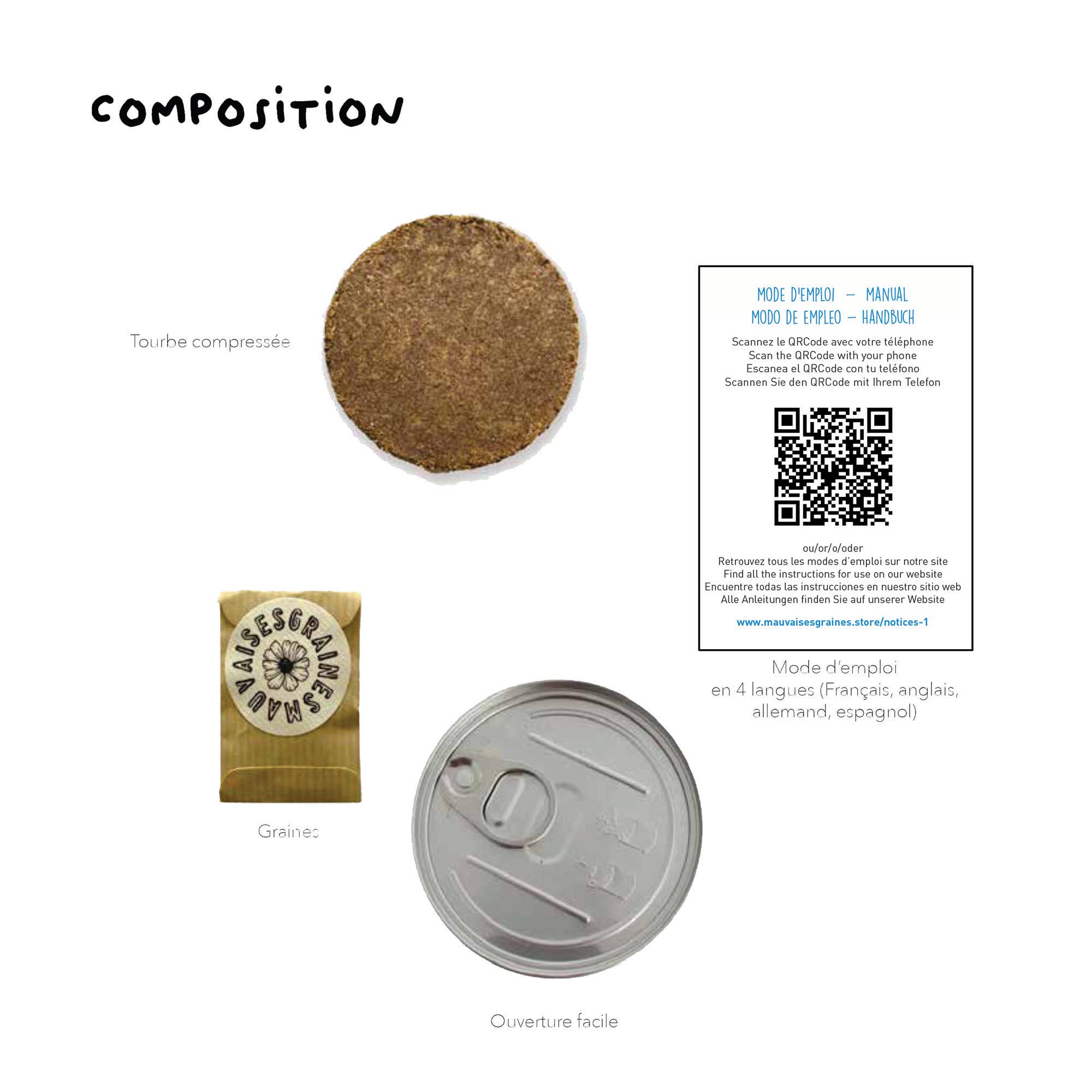 Kit à semer "Maman t'es la plus chiante" fabriqué en France - myplayground