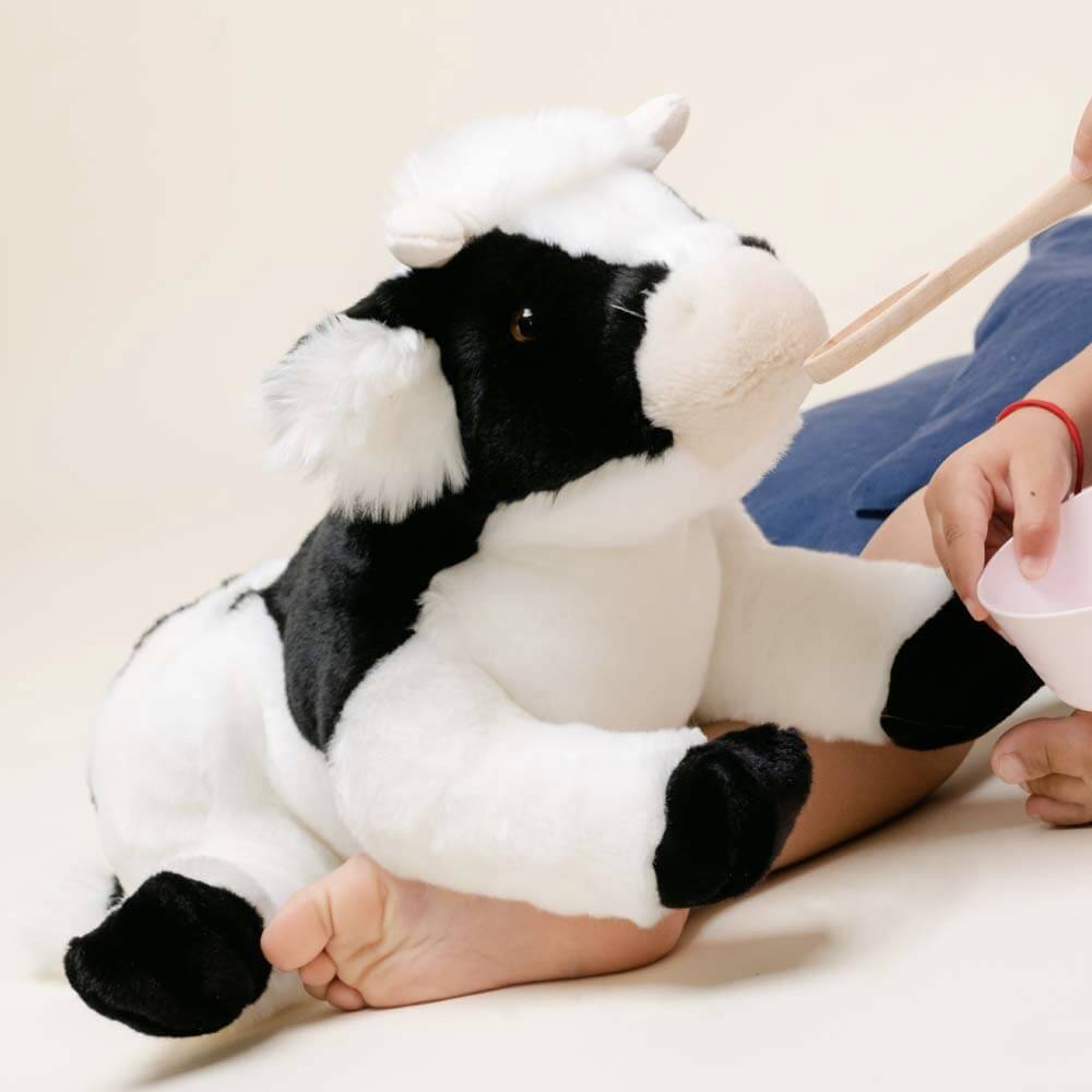 Ma peluche Vache Colette - La Pelucherie - myplayground